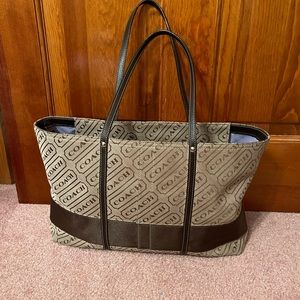 Authentic coach tote